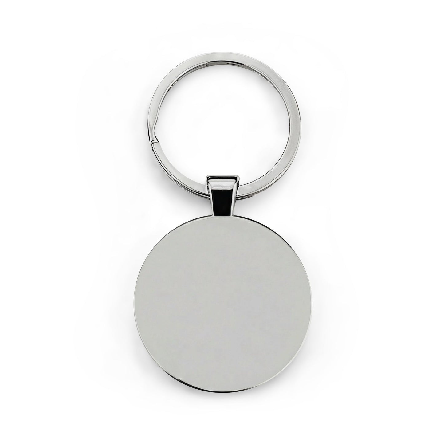 Stainless Steel Keychain - Round