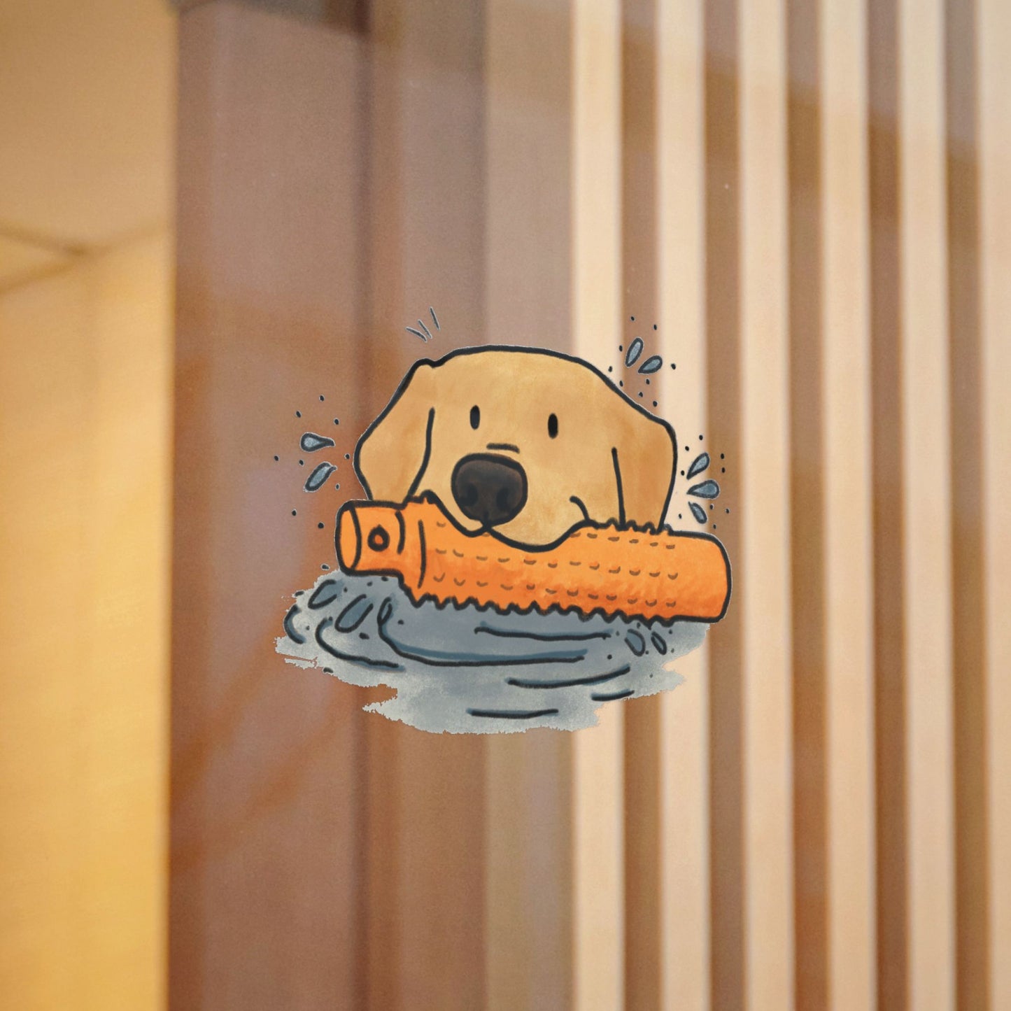 PermaDecal (indoor/outdoor) Yellow Labrador Retriever