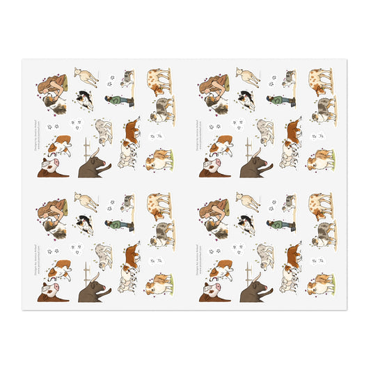Jumbo Sticker Sheet (4 sheets in 1)