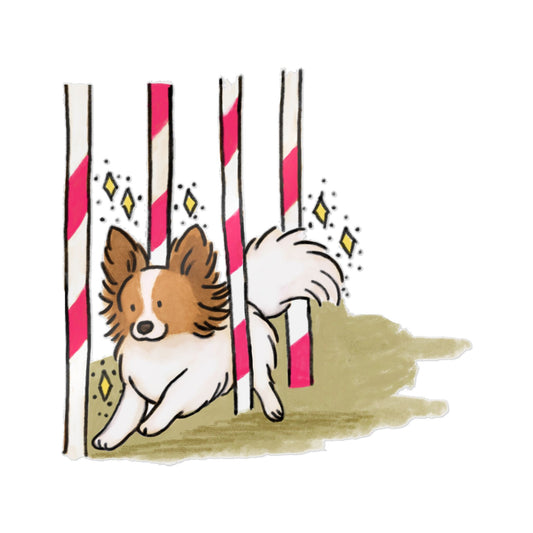 PermaDecal (indoor/outdoor) Papillon Agility
