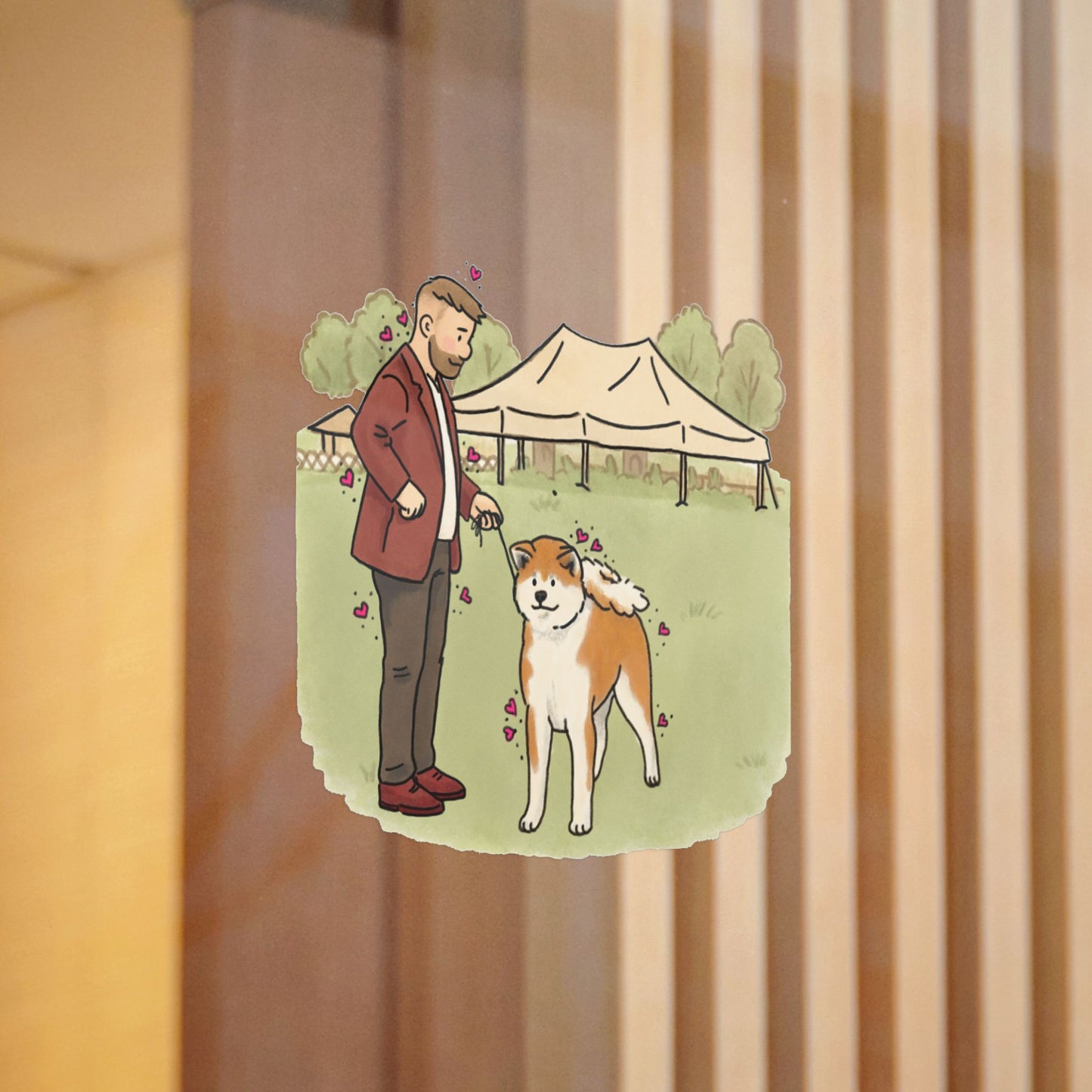 PermaDecal (indoor/outdoor) Akita Inu