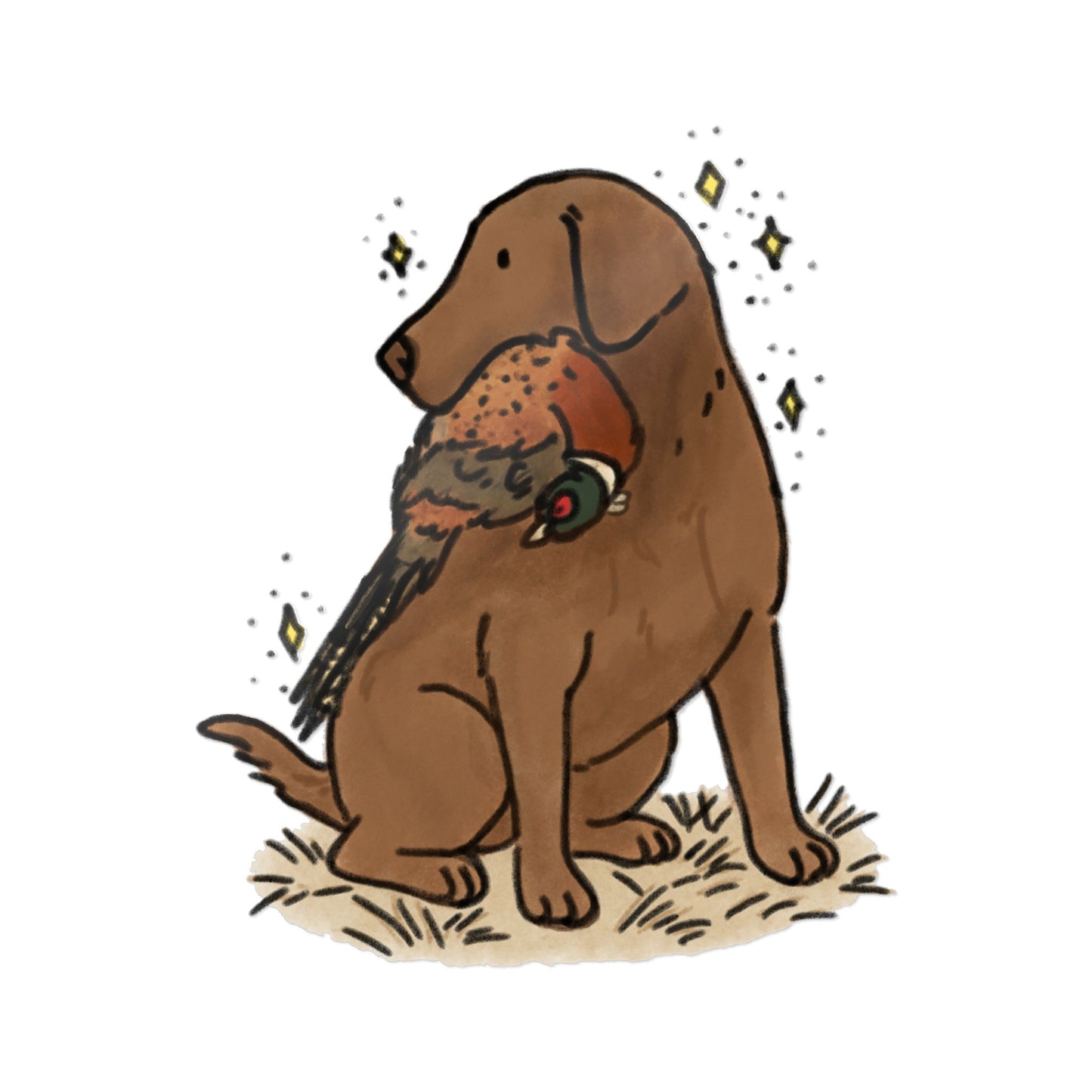 PermaDecal (indoor/outdoor) Chocolate Labrador Retriever