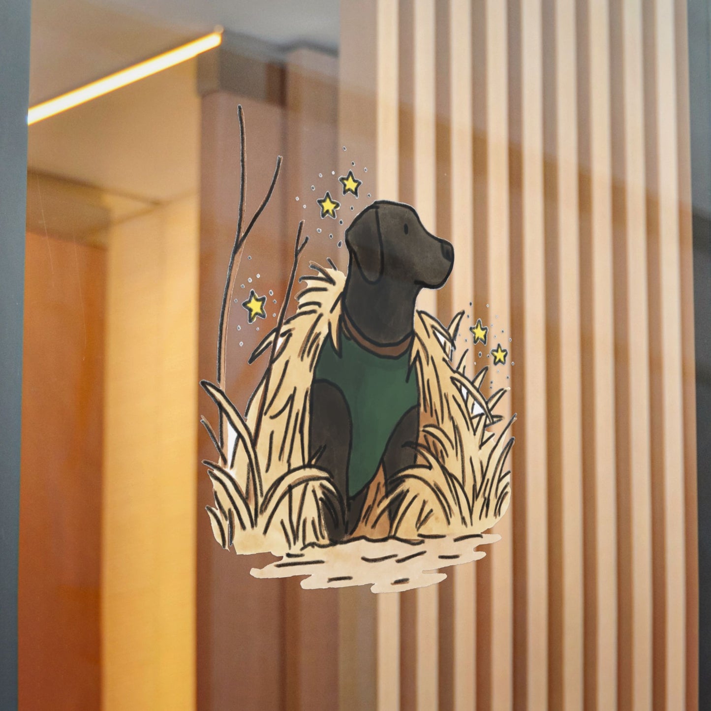 PermaDecal (indoor/outdoor) Black Labrador Retriever