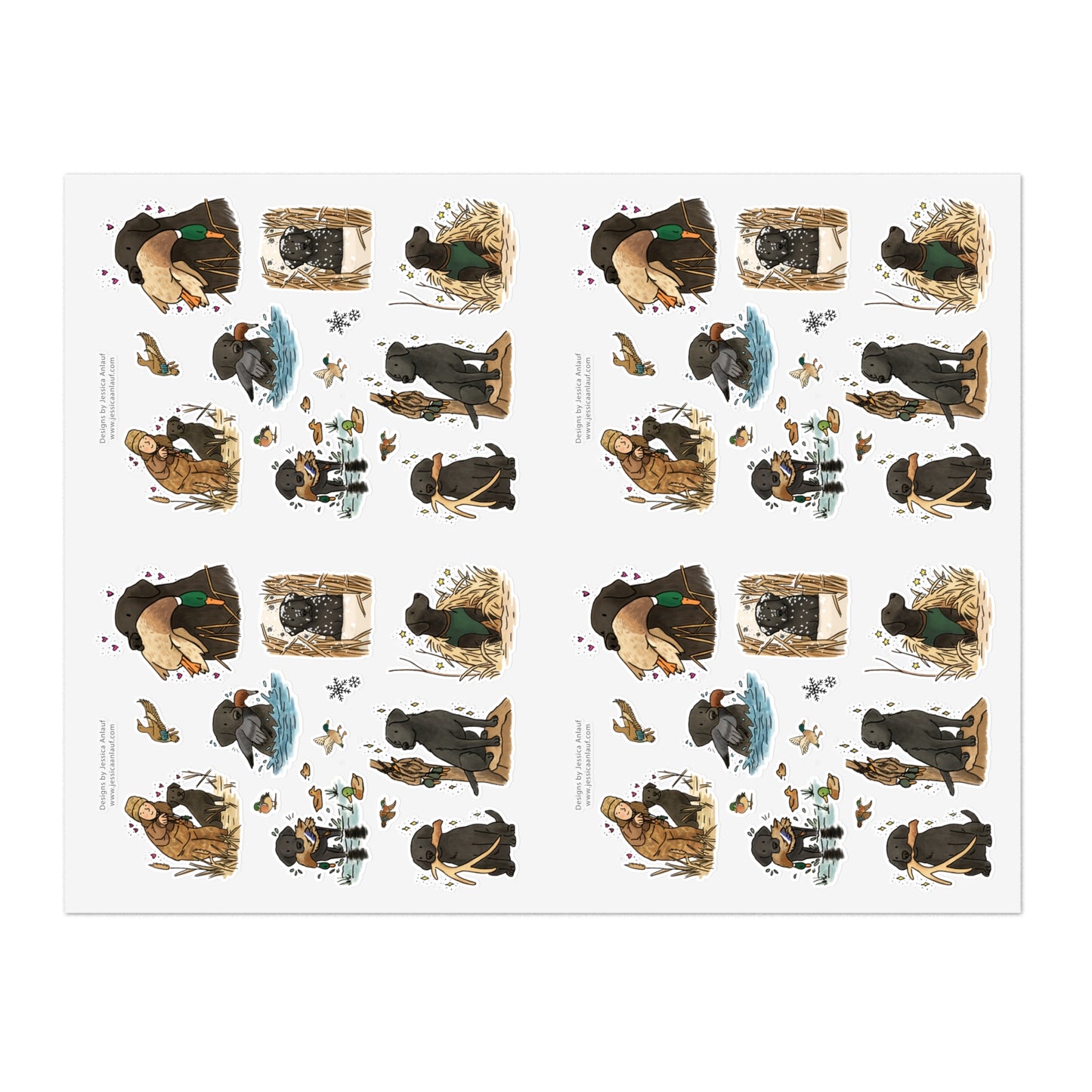 Jumbo Sticker Sheet (4 sheets in 1)