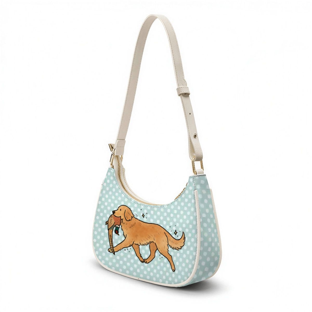 PU Leather Crescent Bag