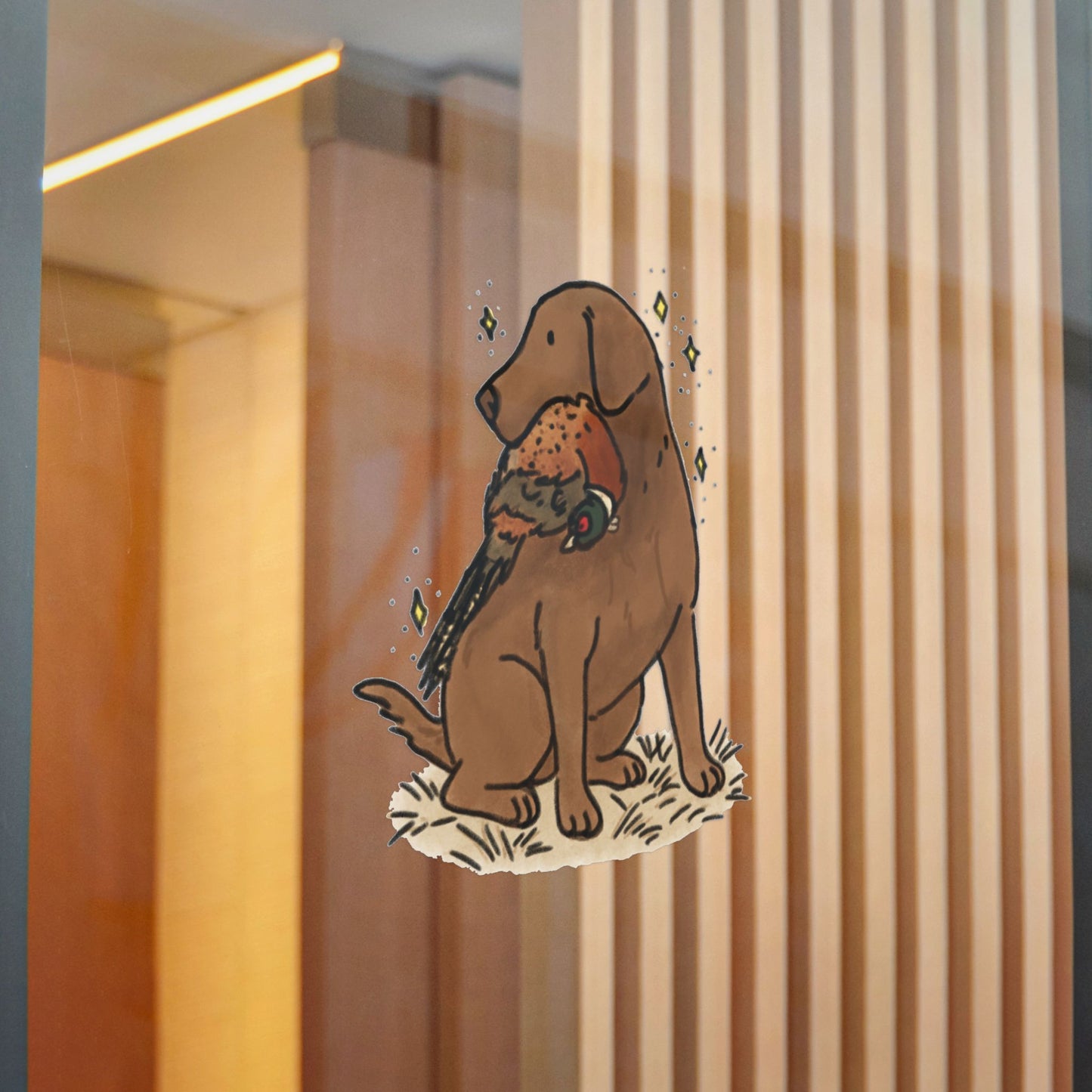 PermaDecal (indoor/outdoor) Chocolate Labrador Retriever