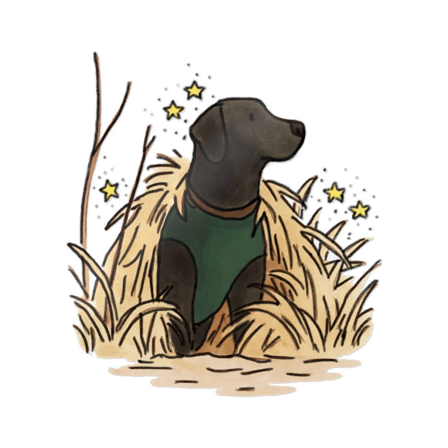 PermaDecal (indoor/outdoor) Black Labrador Retriever