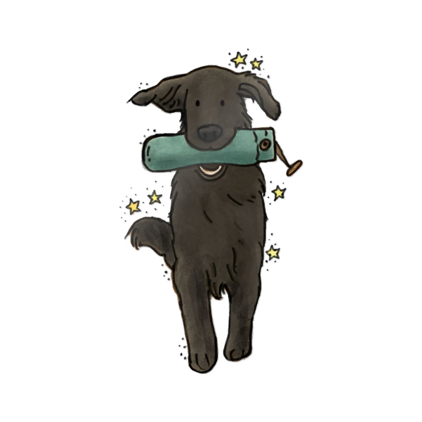 PermaDecal (indoor/outdoor) Flat-Coated Retriever