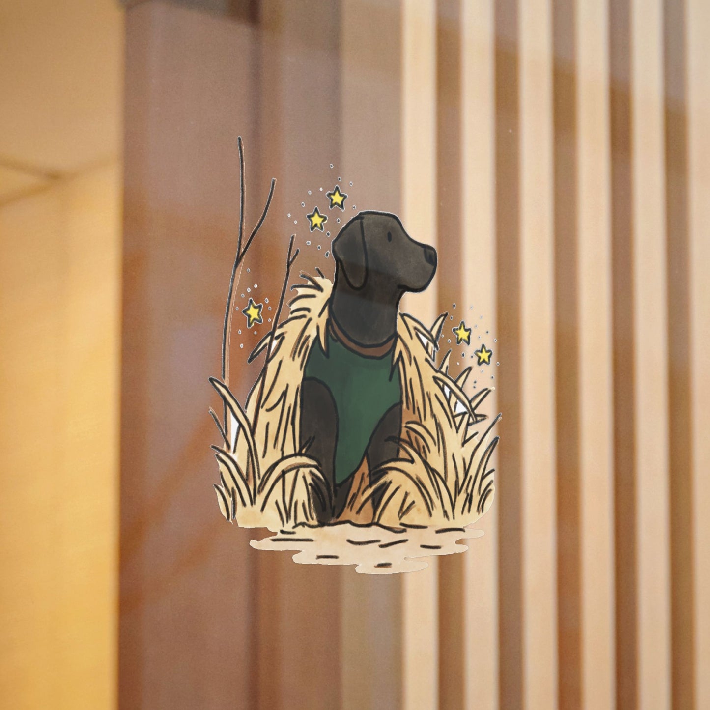 PermaDecal (indoor/outdoor) Black Labrador Retriever