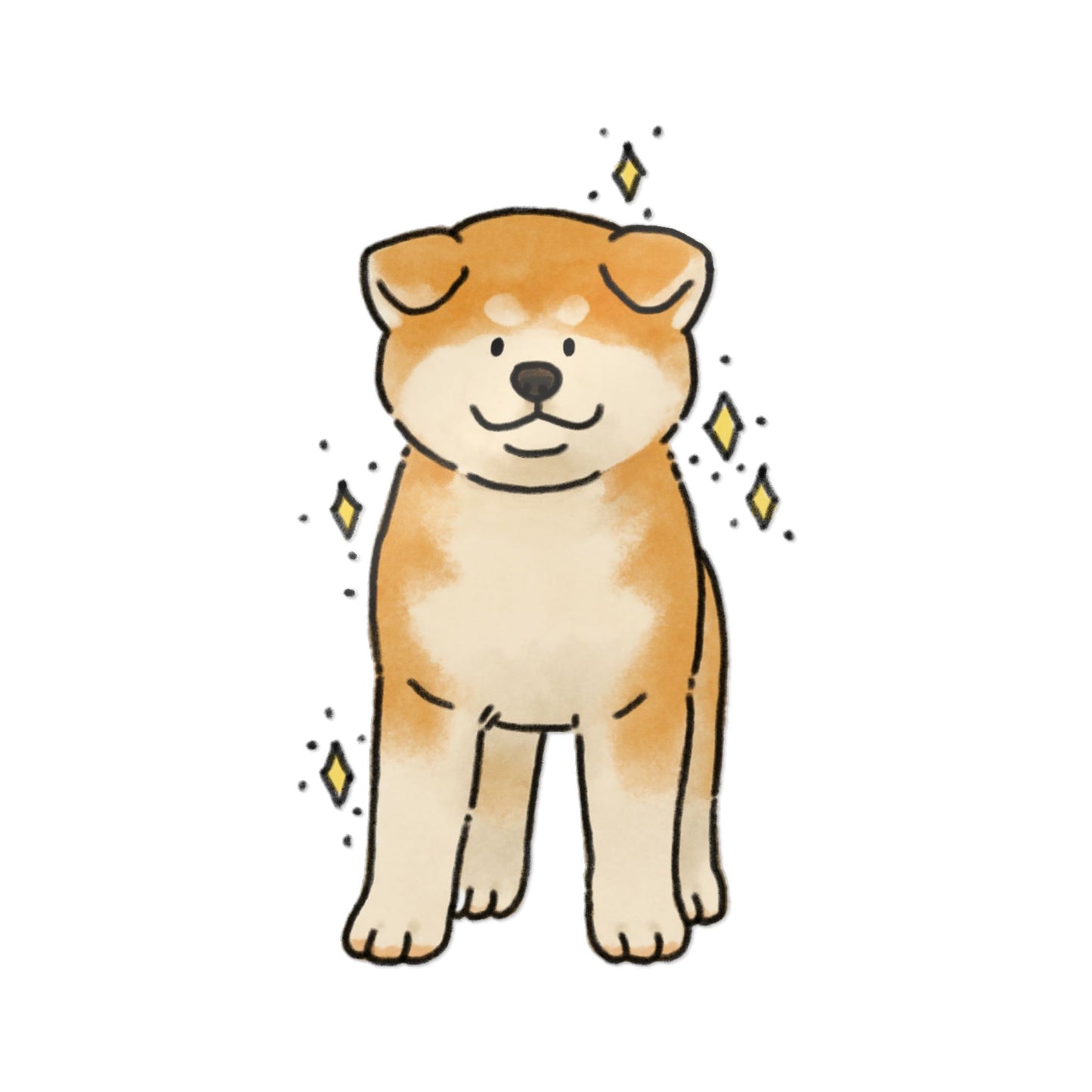 PermaDecal (indoor/outdoor) Akita Inu