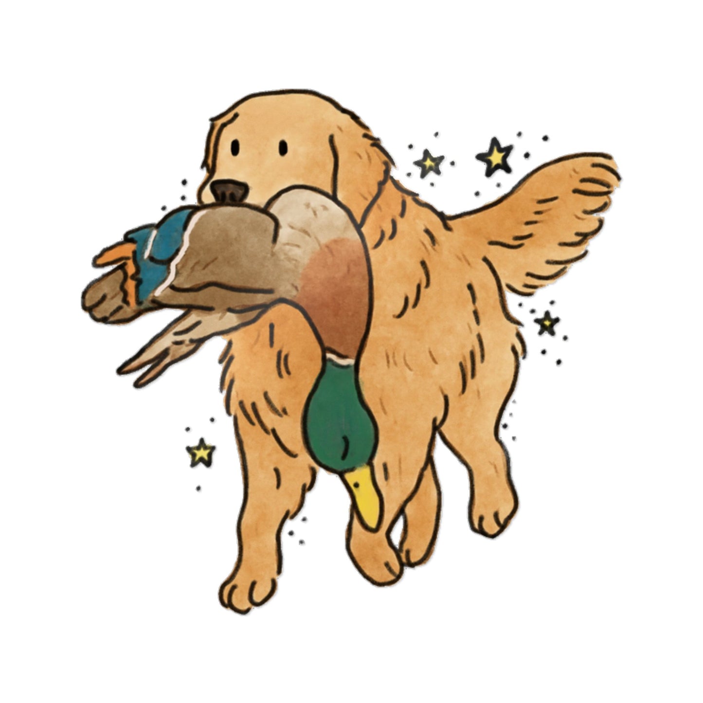 PermaDecal (indoor/outdoor) Golden Retriever