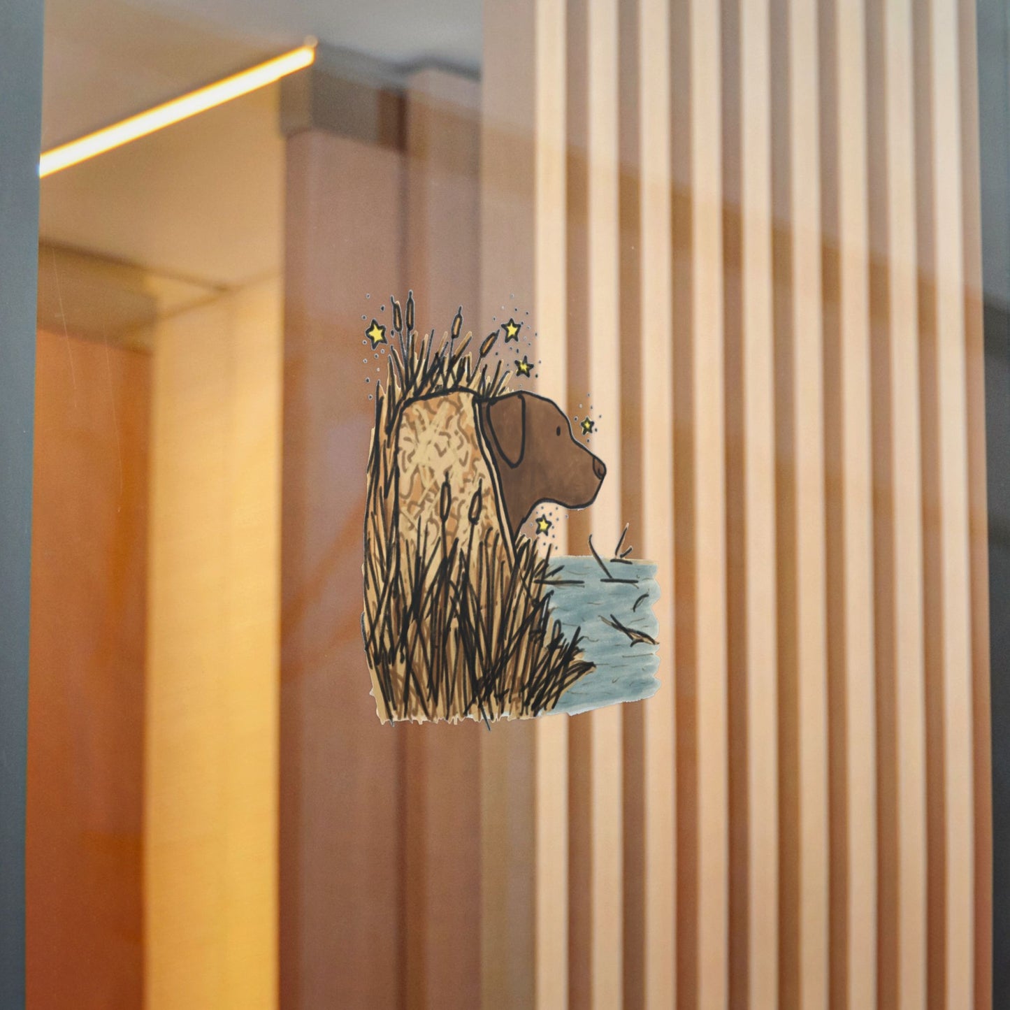 PermaDecal (indoor/outdoor) Chocolate Labrador Retriever