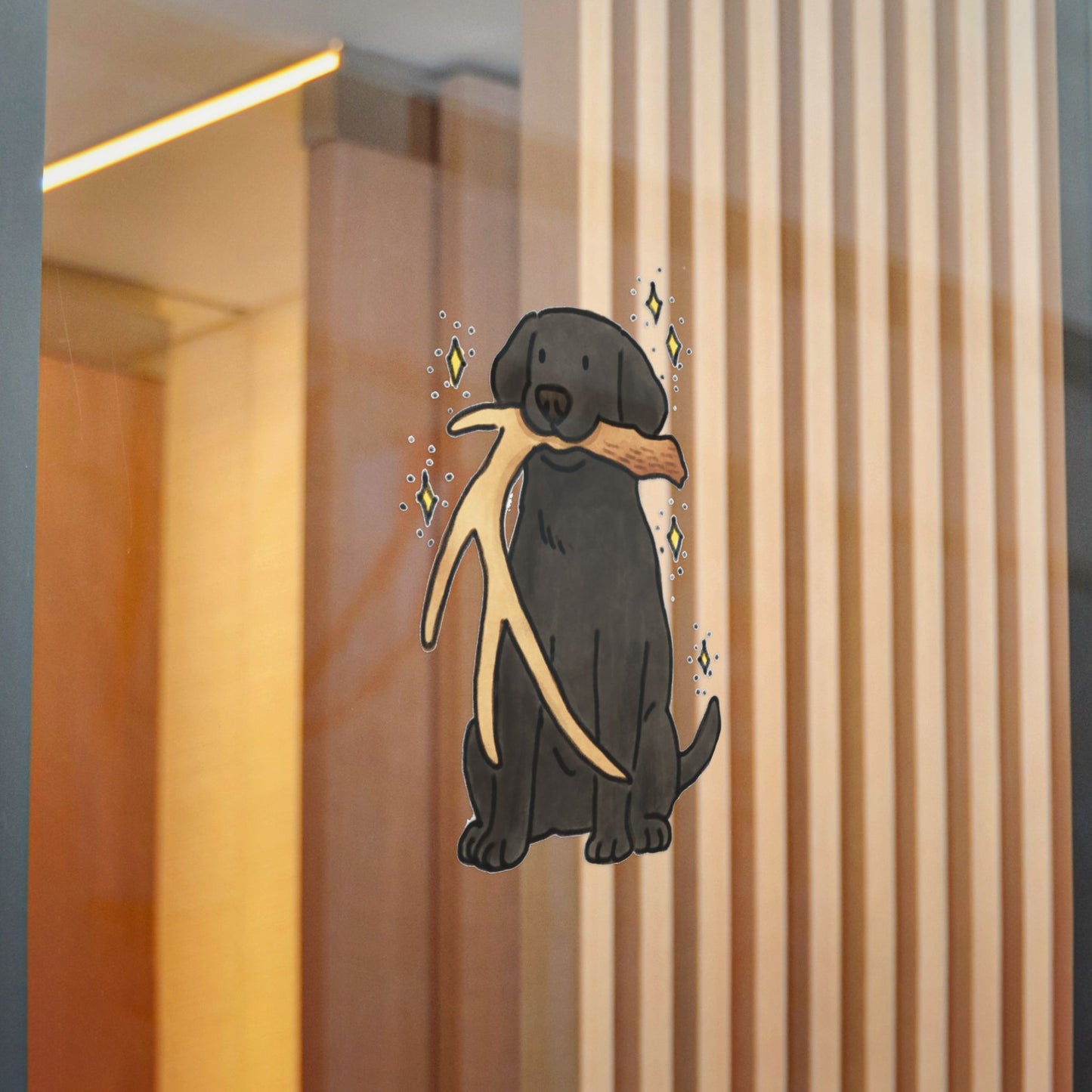 PermaDecal (indoor/outdoor) Black Labrador Retriever