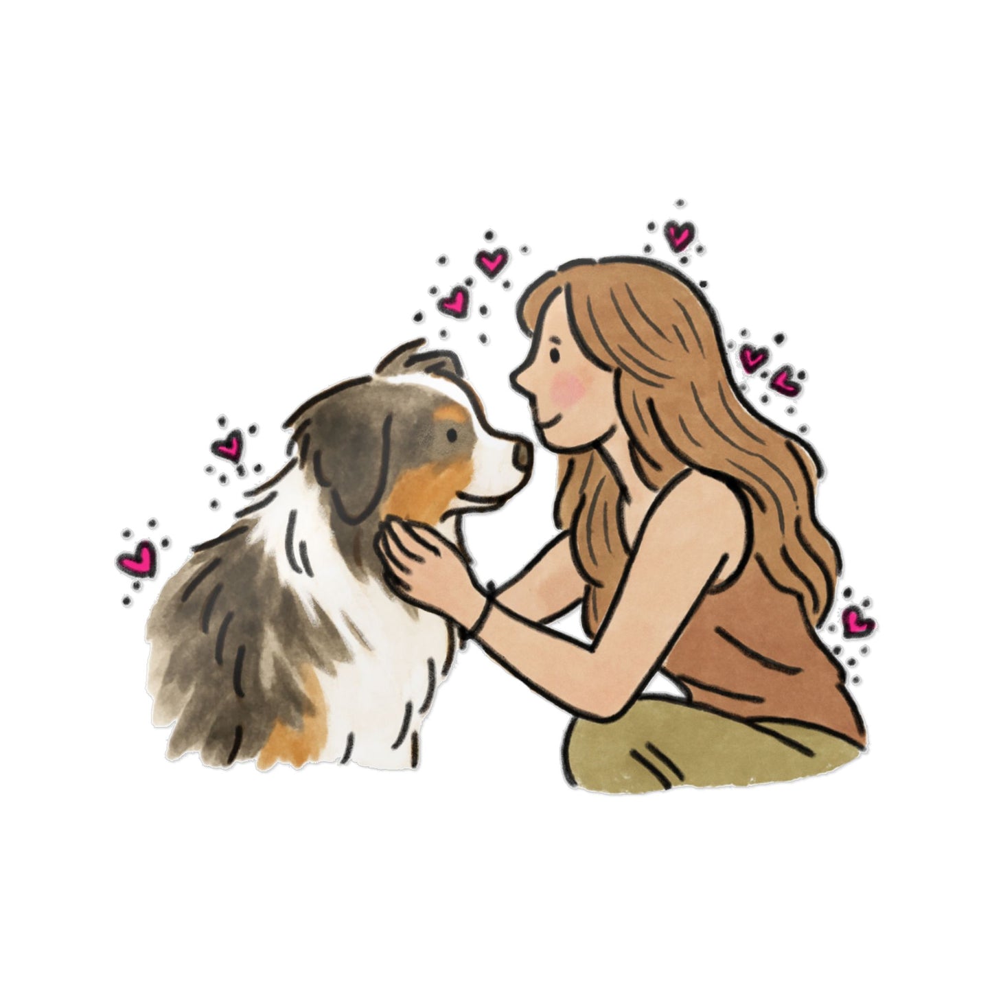 PermaDecal (indoor/outdoor) Australian Shepherd