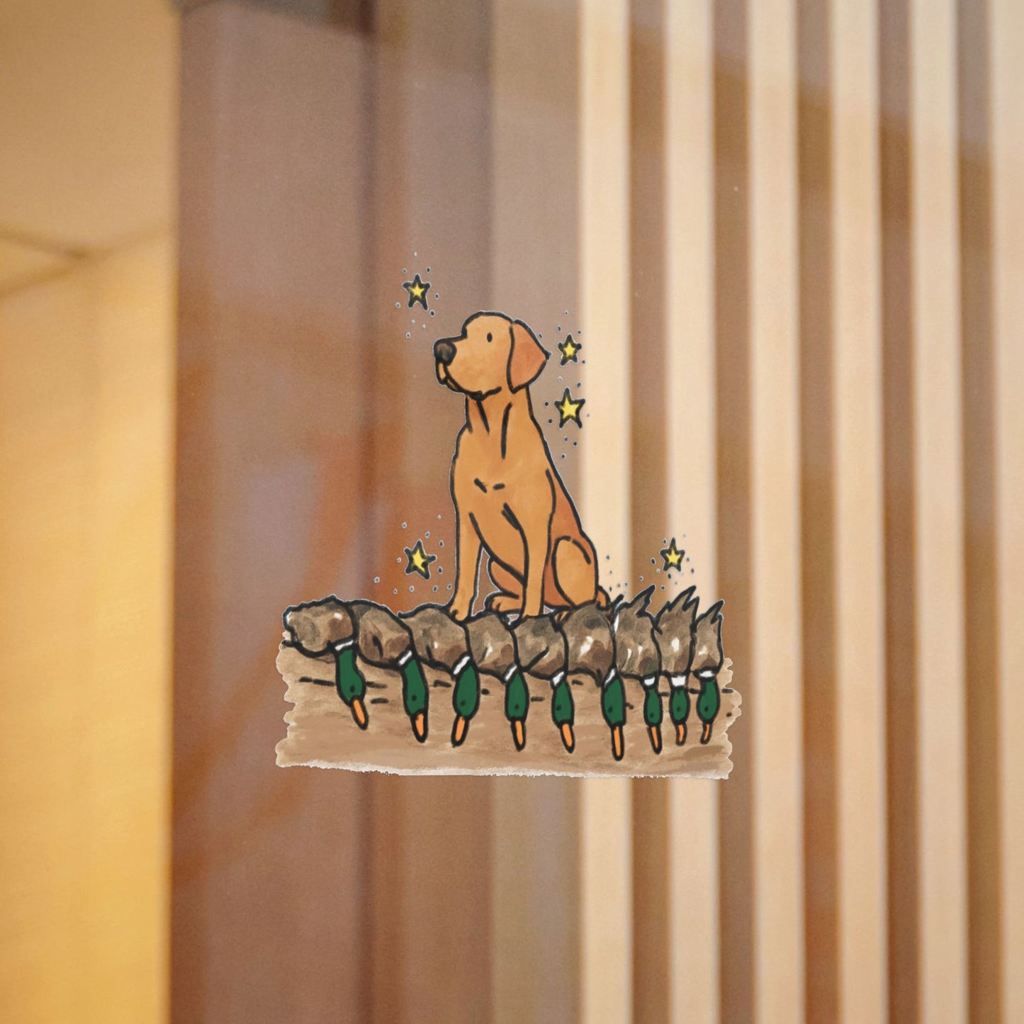 PermaDecal (indoor/outdoor) Fox Red Labrador Retriever