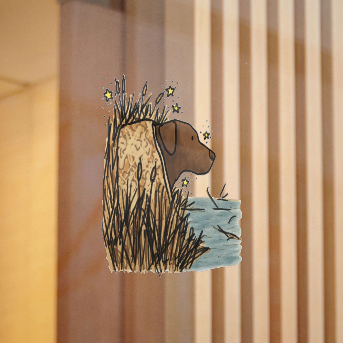 PermaDecal (indoor/outdoor) Chocolate Labrador Retriever