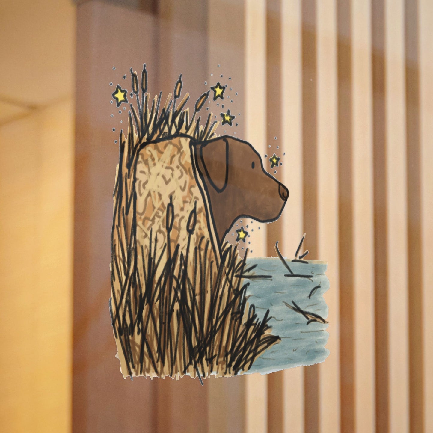 PermaDecal (indoor/outdoor) Chocolate Labrador Retriever