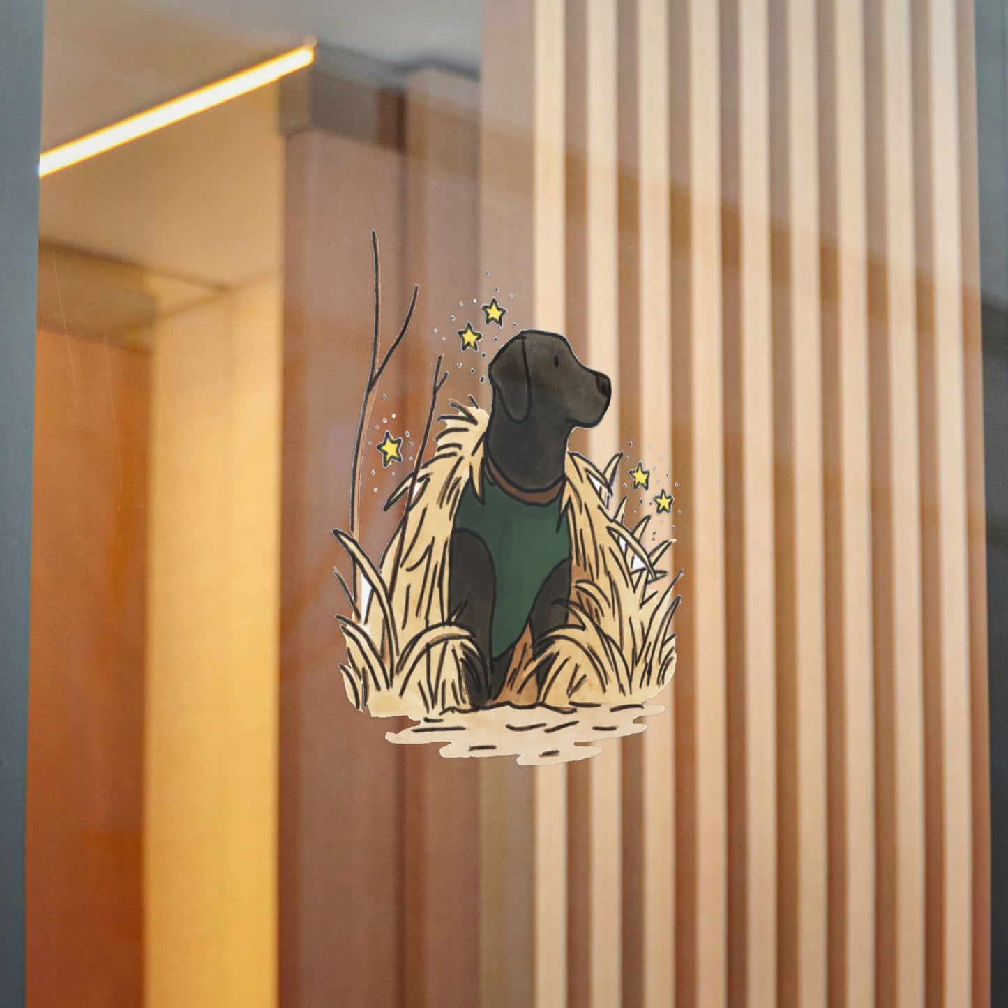 PermaDecal (indoor/outdoor) Black Labrador Retriever