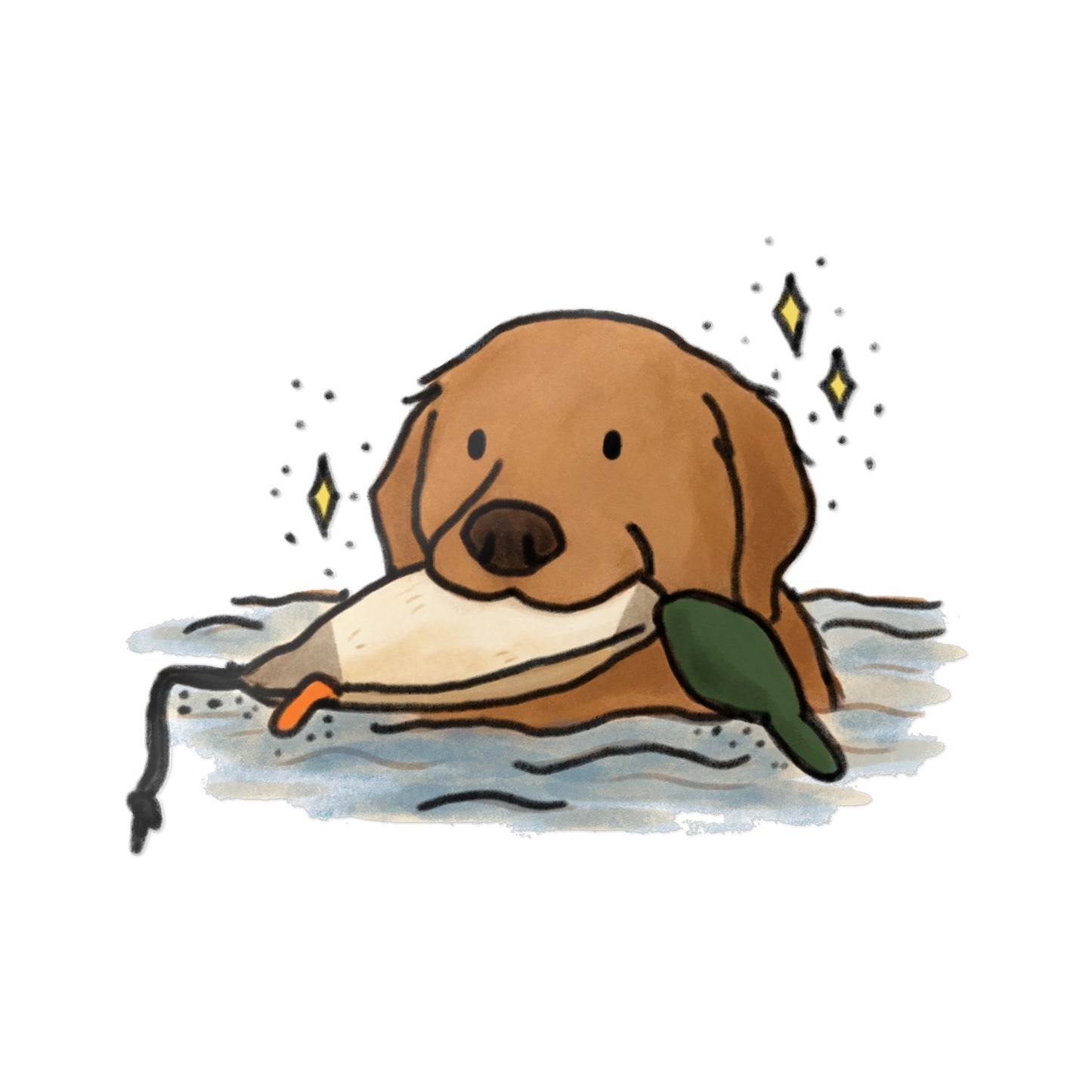 PermaDecal (indoor/outdoor) Fox Red Labrador Retriever