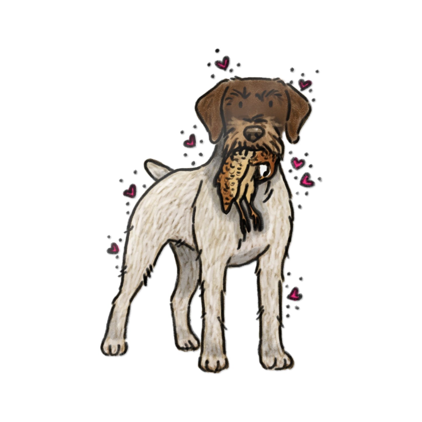 PermaDecal (indoor/outdoor) German Wirehaired Pointer