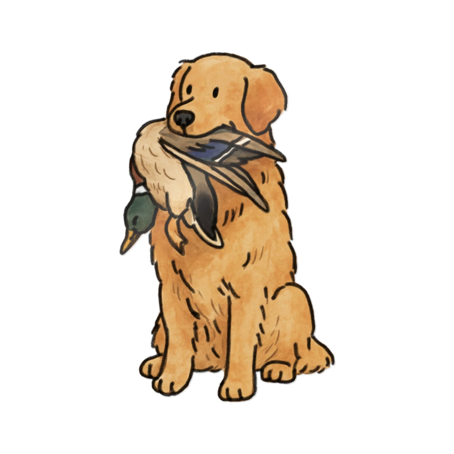 PermaDecal (indoor/outdoor) Golden Retriever