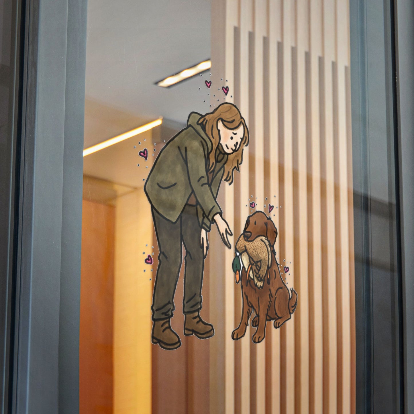 PermaDecal (indoor/outdoor) Flat-Coated Retriever