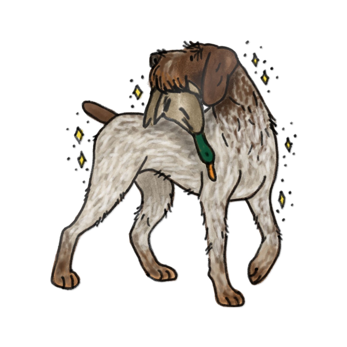 PermaDecal (indoor/outdoor) German Wirehaired Pointer