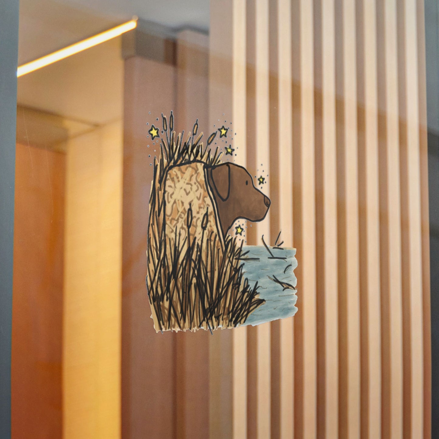 PermaDecal (indoor/outdoor) Chocolate Labrador Retriever