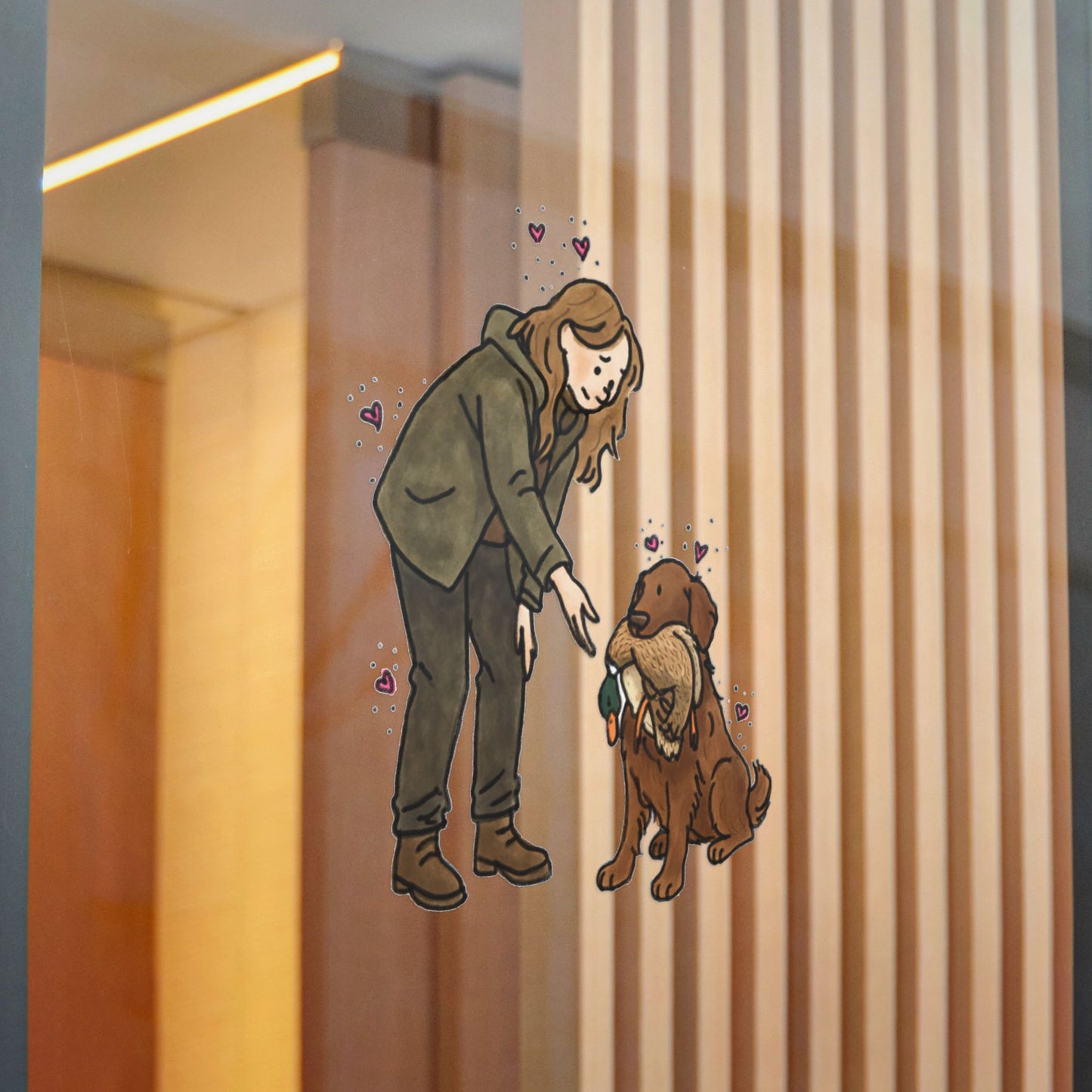 PermaDecal (indoor/outdoor) Flat-Coated Retriever