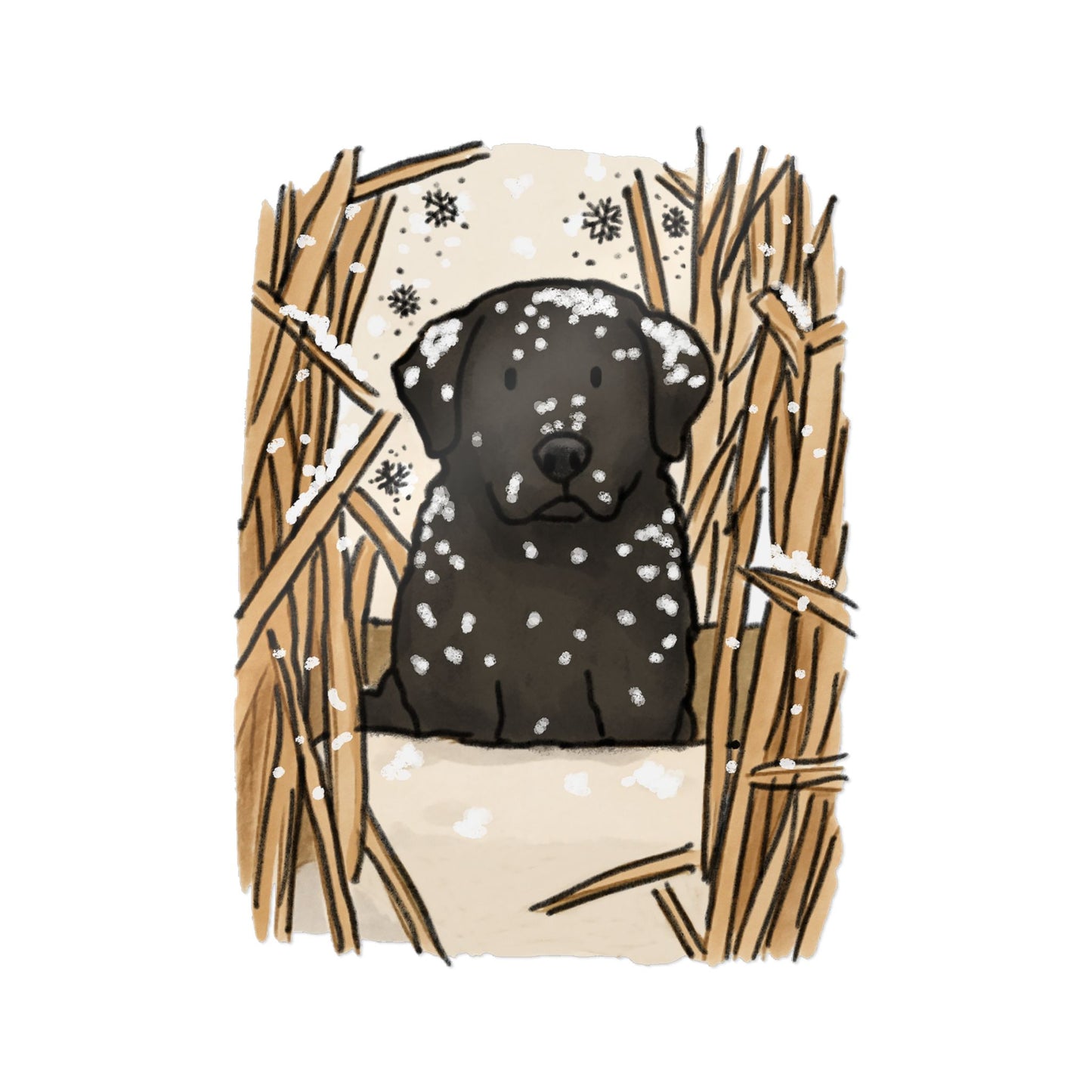 PermaDecal (indoor/outdoor) Black Labrador Retriever