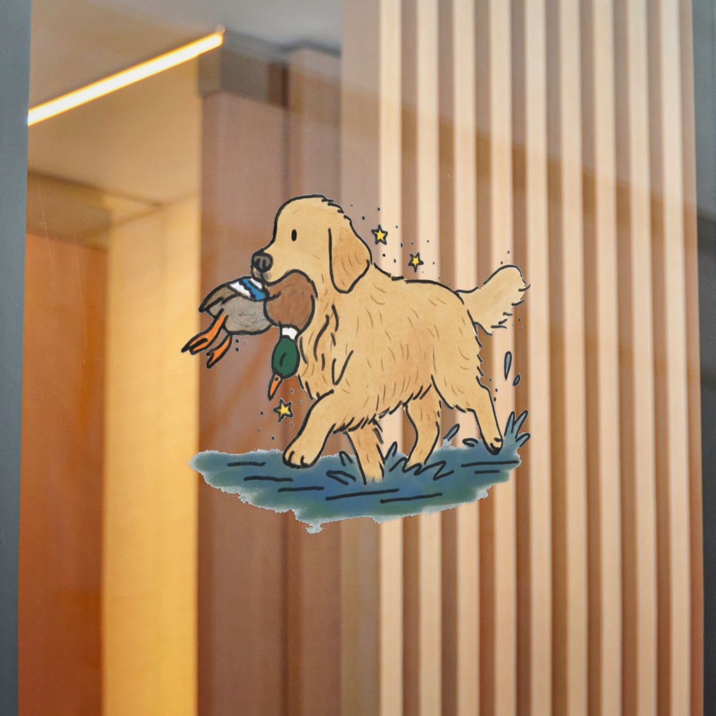 PermaDecal (indoor/outdoor) Golden Retriever