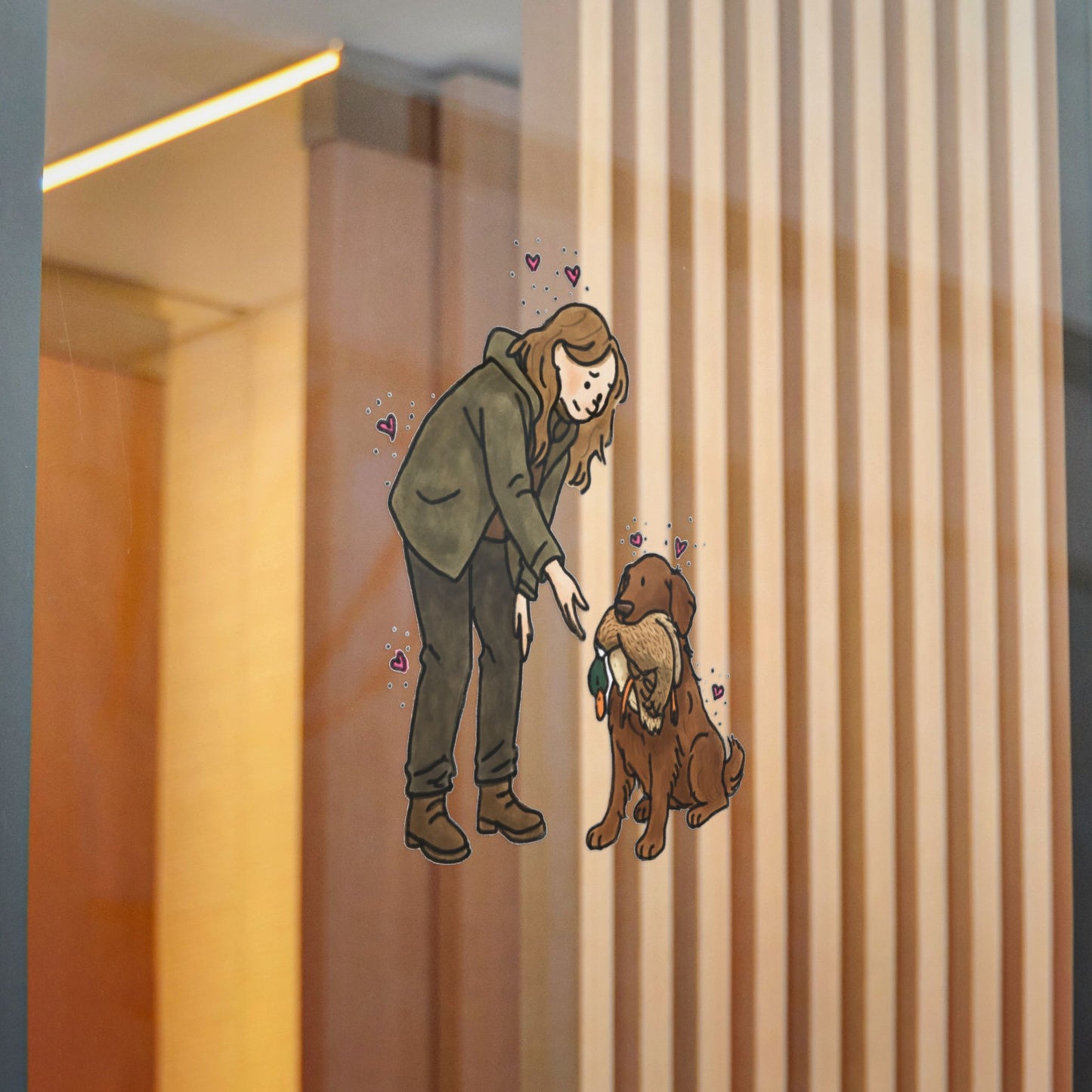 PermaDecal (indoor/outdoor) Flat-Coated Retriever