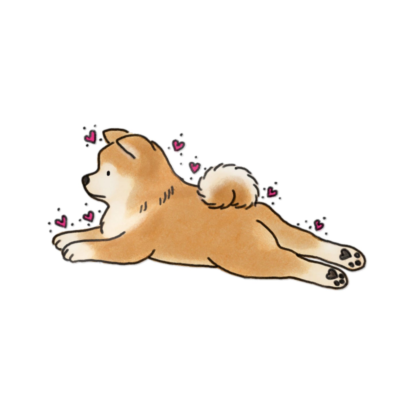 PermaDecal (indoor/outdoor) Akita Inu