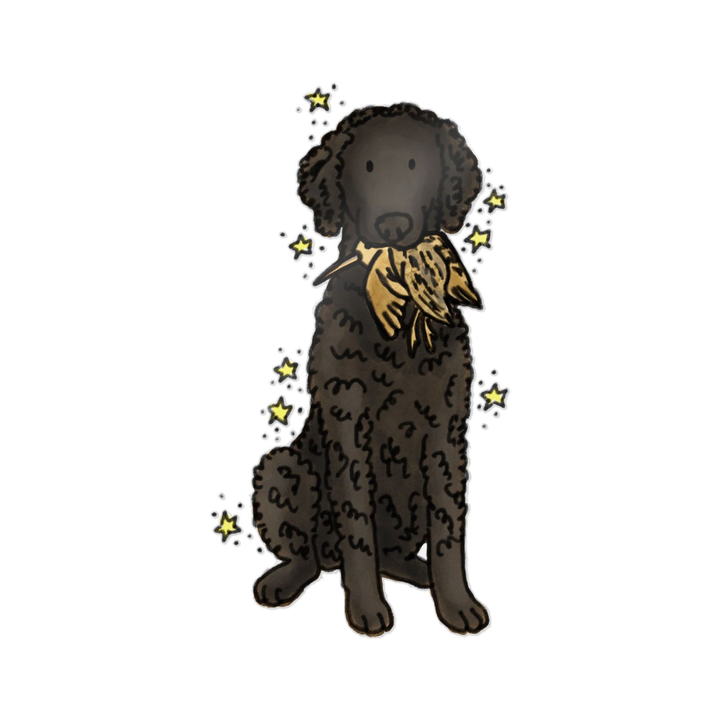 PermaDecal (indoor/outdoor) Curly-Coated Retriever