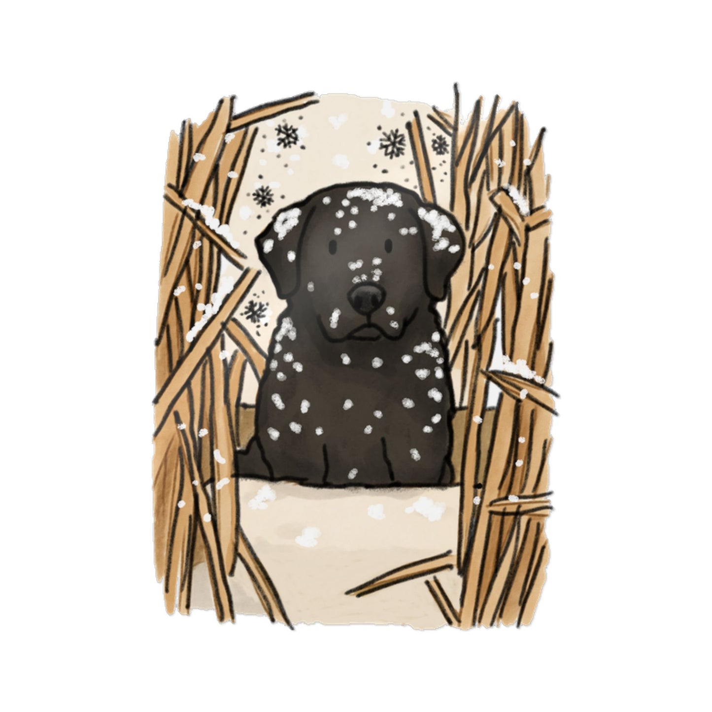PermaDecal (indoor/outdoor) Black Labrador Retriever