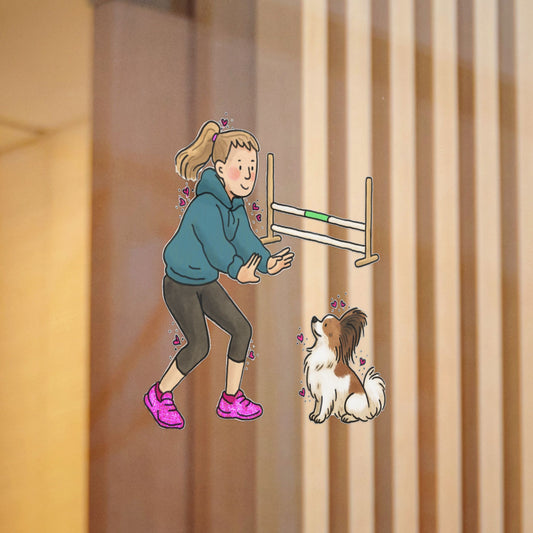 PermaDecal (indoor/outdoor) Papillon Agility