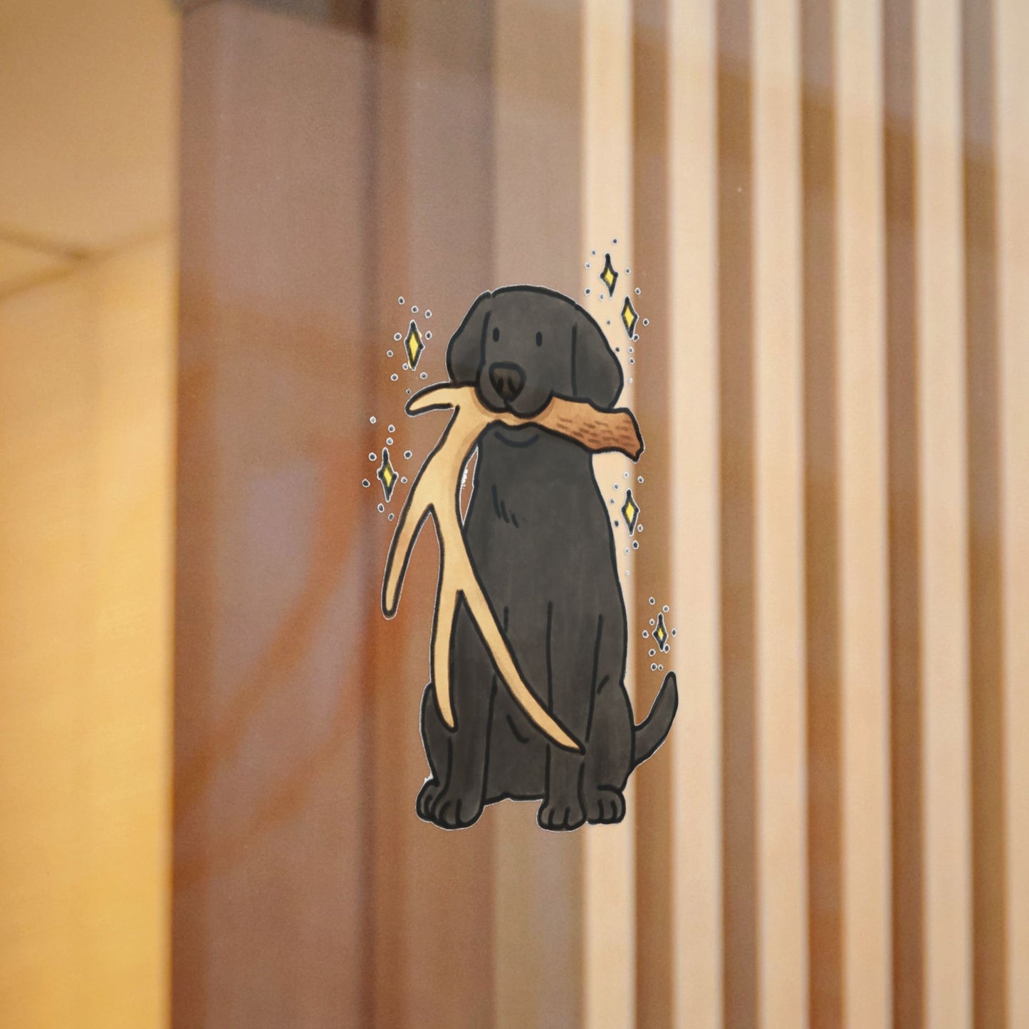 PermaDecal (indoor/outdoor) Black Labrador Retriever