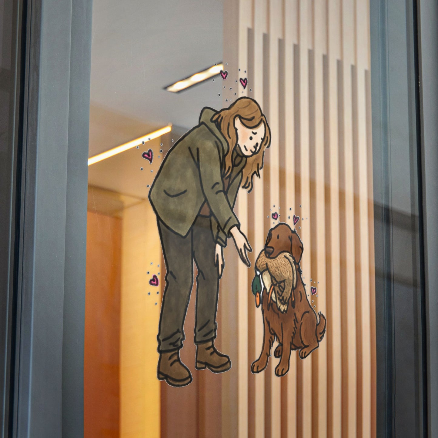 PermaDecal (indoor/outdoor) Flat-Coated Retriever