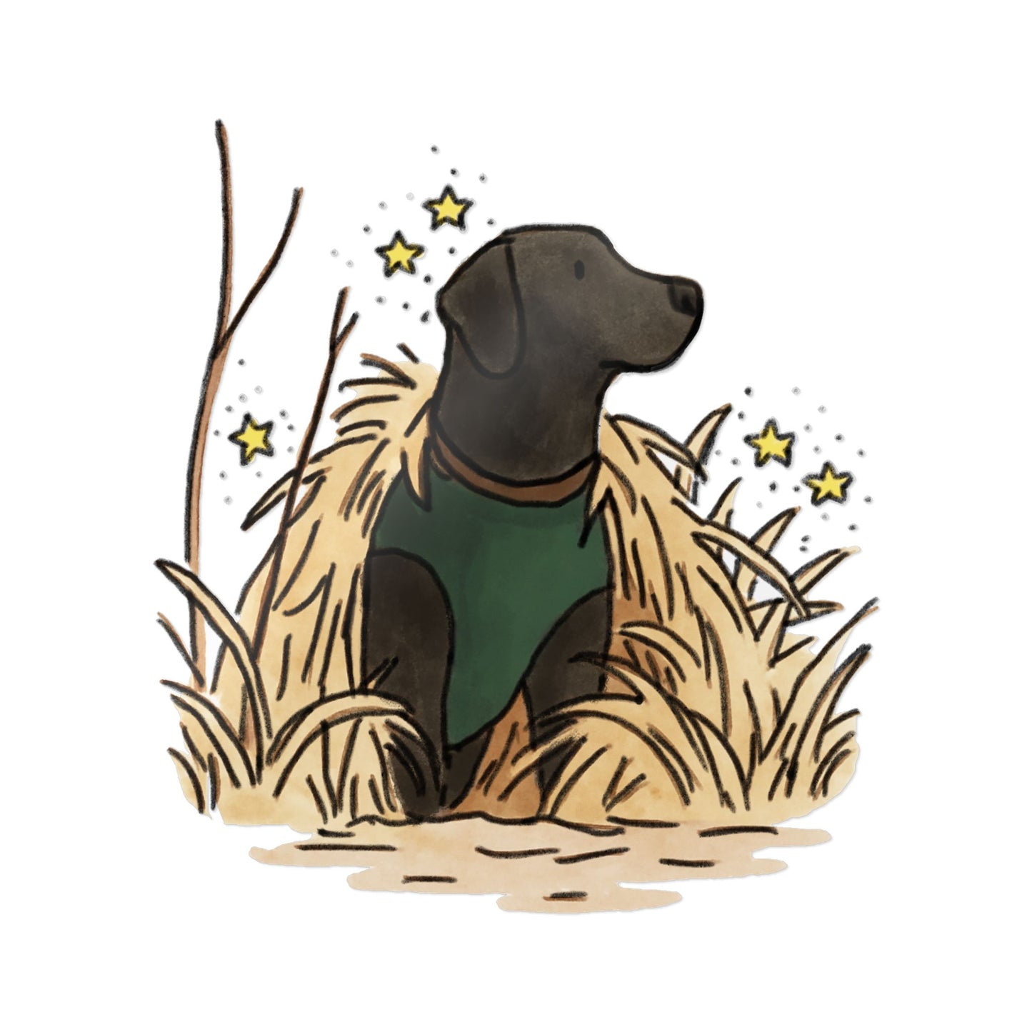 PermaDecal (indoor/outdoor) Black Labrador Retriever