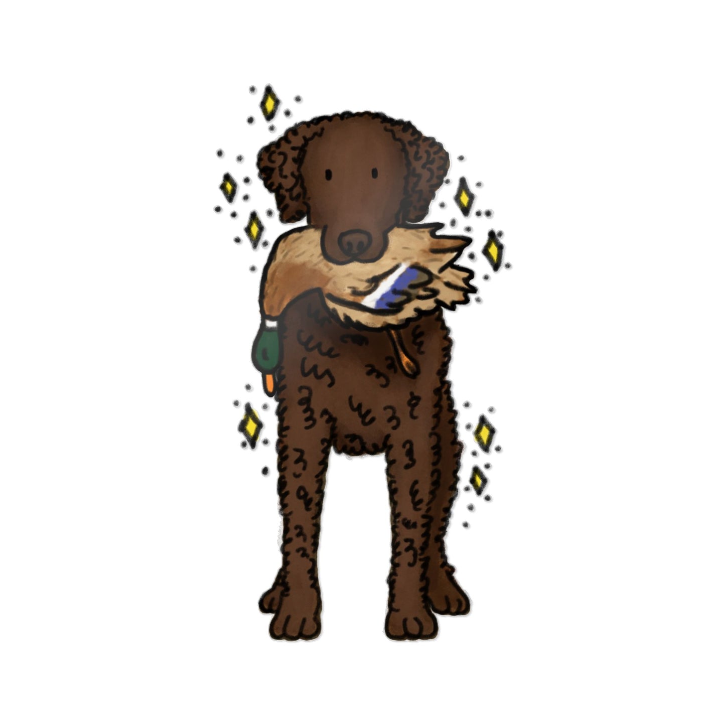 PermaDecal (indoor/outdoor) Curly-Coated Retriever