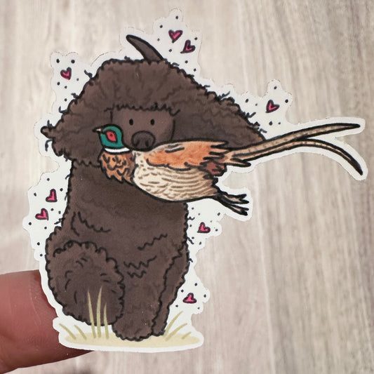 Irish Water Spaniel Sticker Sheet Set (2 sheets)