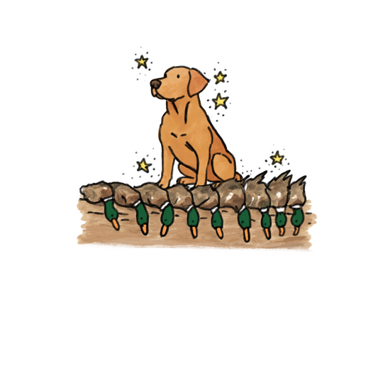 Fox Red Lab Car decals - 3 sizes to choose from