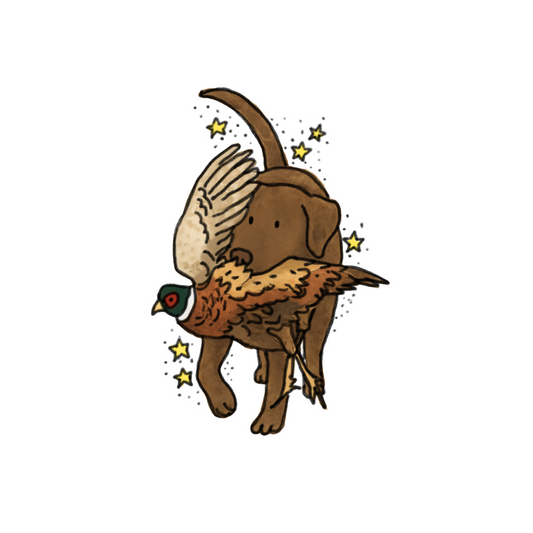 Choclate Lab #6 Car decals - 3 sizes to choose from