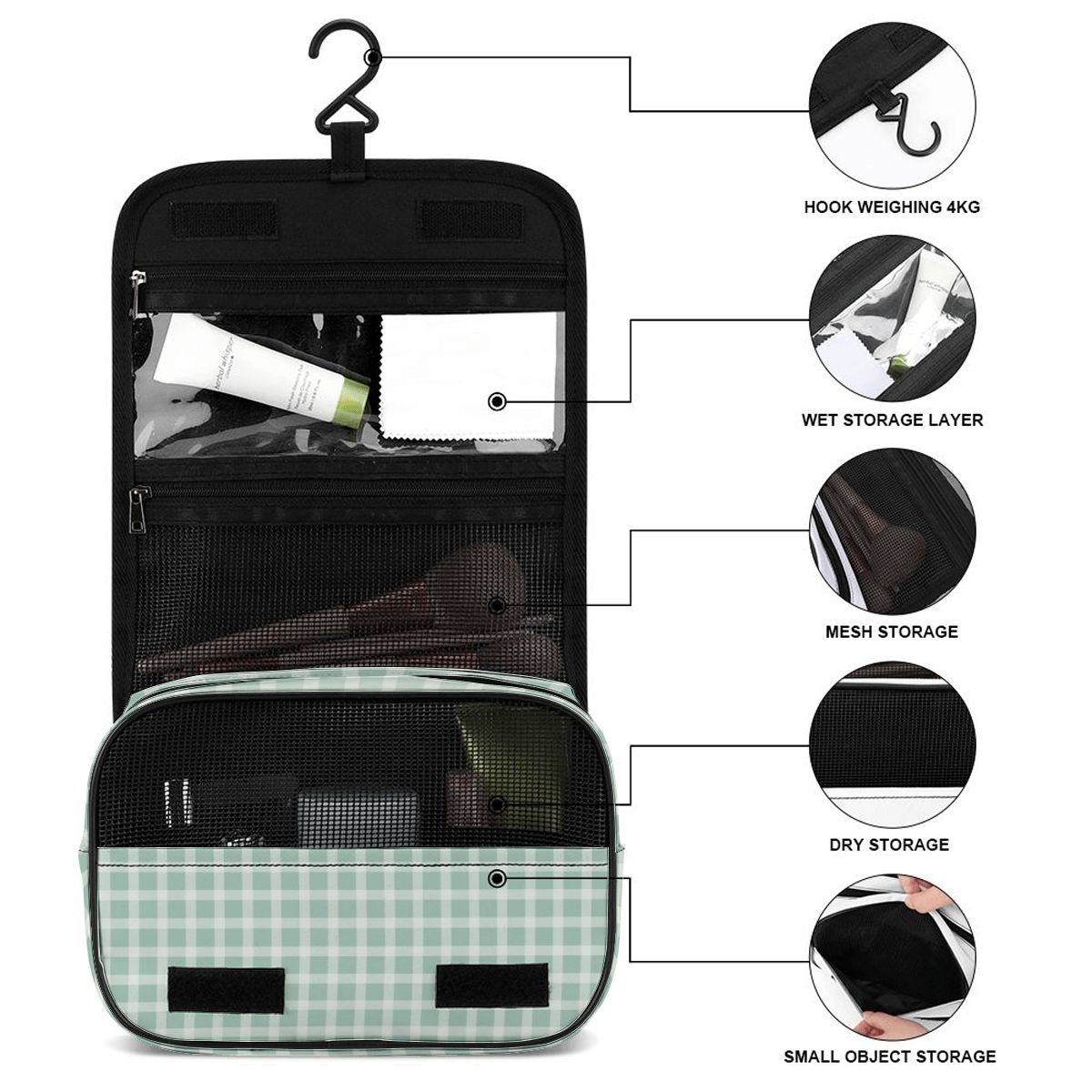 Hanging Travel Toiletry Bag