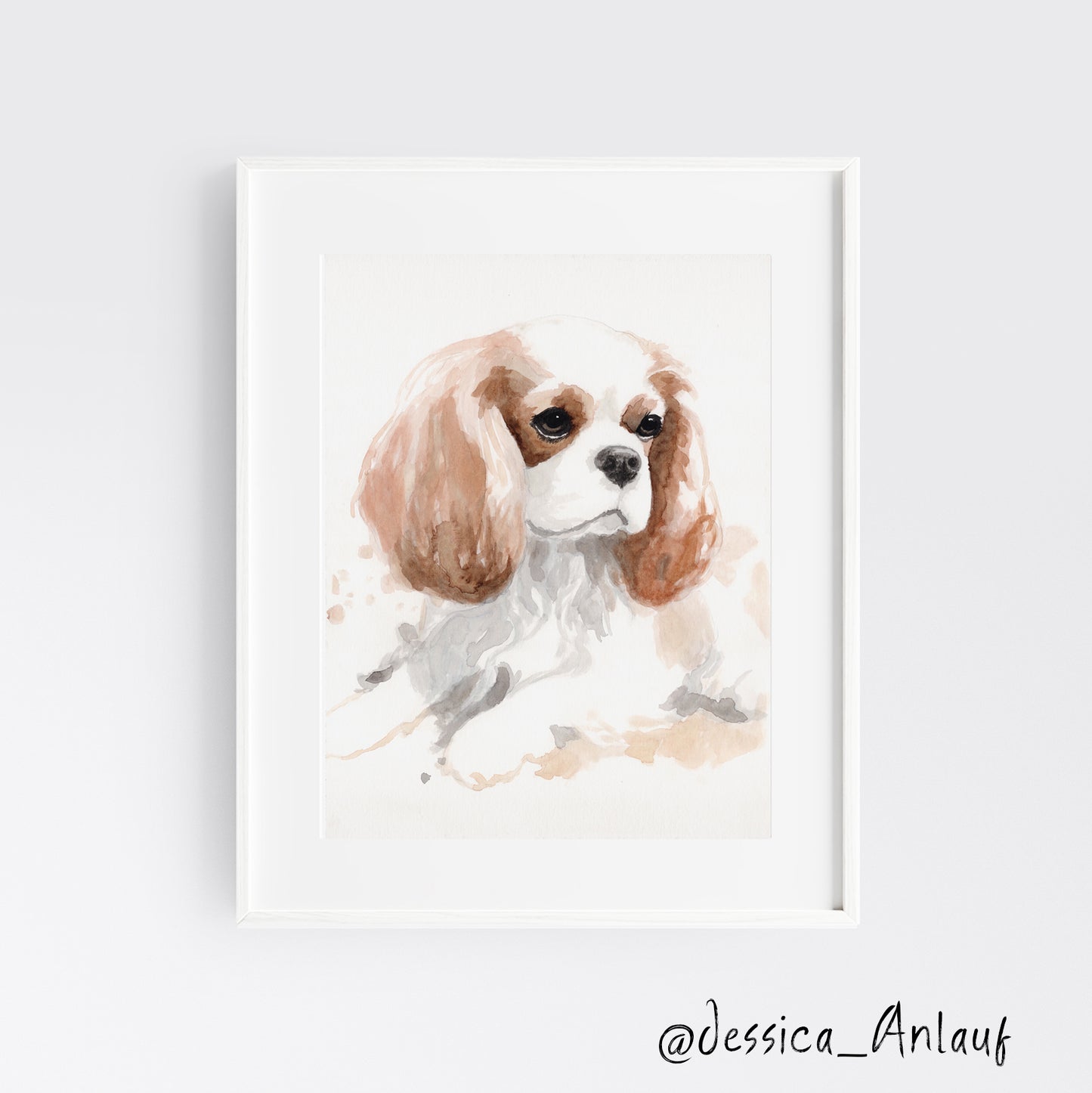 9x12 Cavalier Fine Art Watercolor