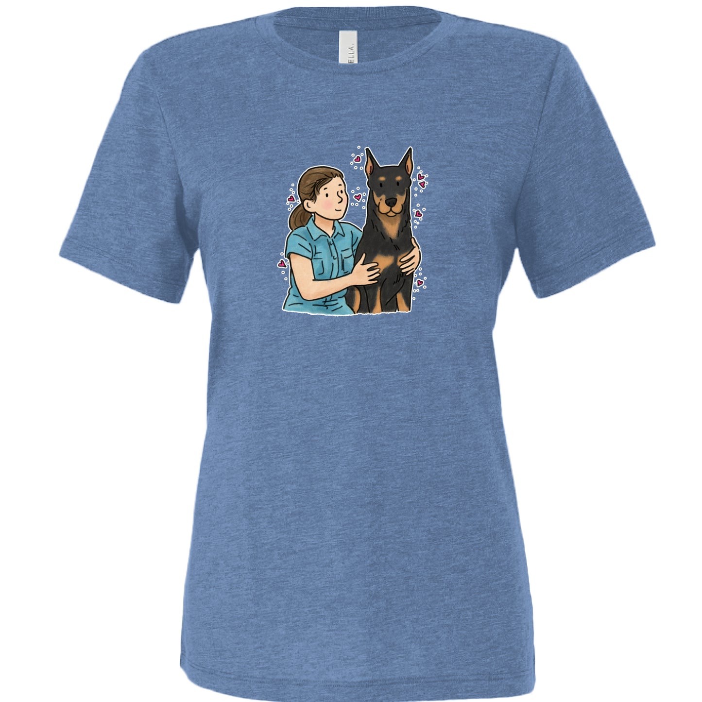 Blue Triblend - FRONT