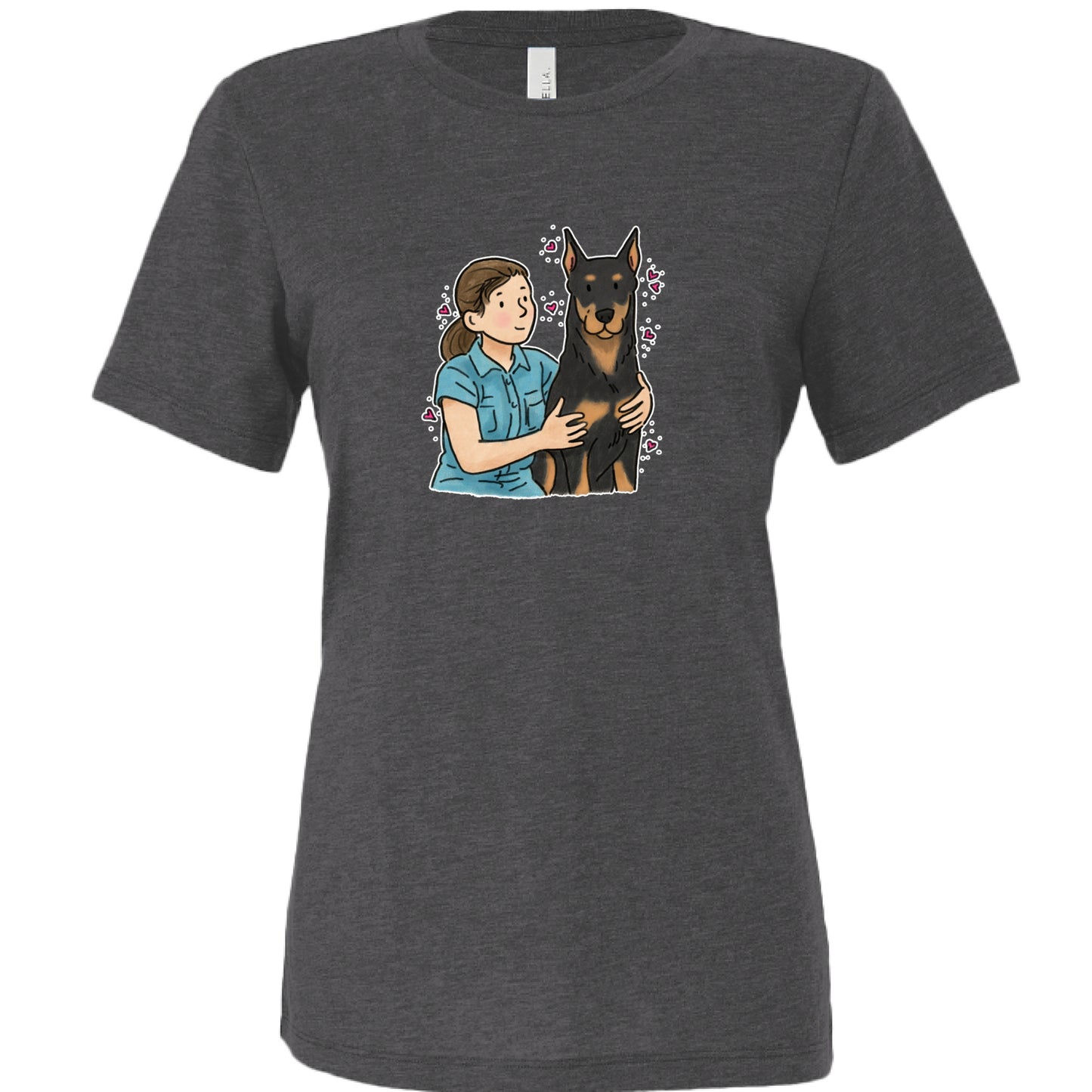 Solid Dark Grey Triblend - FRONT