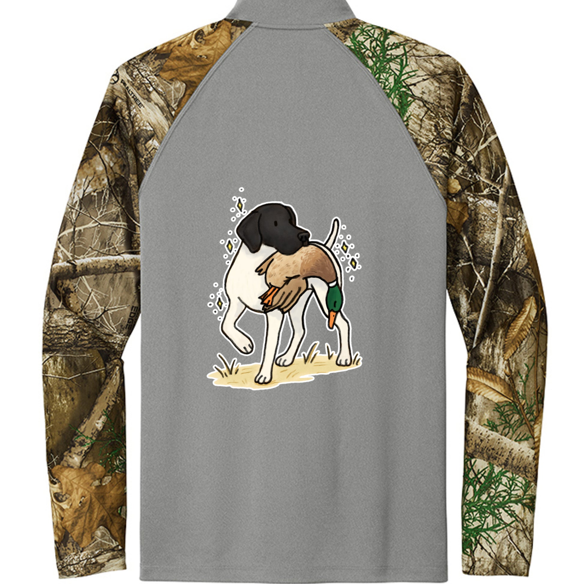 Grey Concrete Heather/ Realtree Edge - BACK