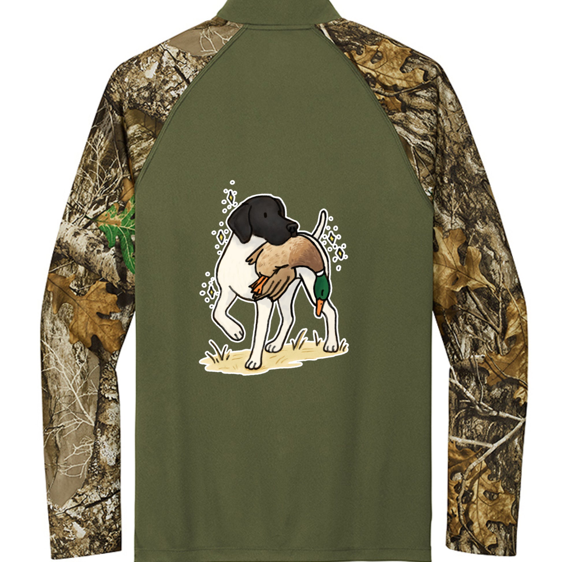 Olive Drab Green/ Realtree Edge - BACK