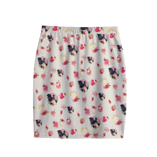 All-Over Print Women's Short Pencil Skirt